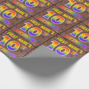 10TH FÖDELSEDAG för grafittiregnbågeLook! & Presentpapper