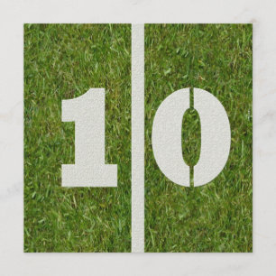 10th Födelsedaginbjudan Inbjudningar