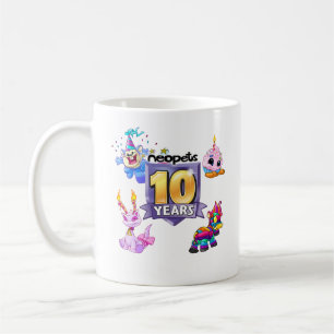 10th Födelsedaglogotyp Kaffemugg