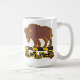 10th Kavalleri Regiment "buffeln tjäna som soldat Kaffemugg
