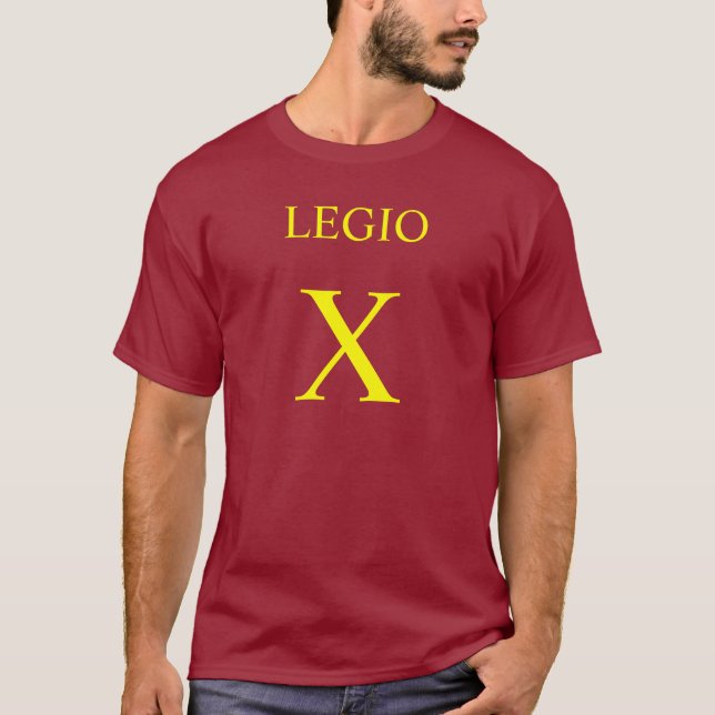 10th Legionskjorta Tee Shirt (Framsida)