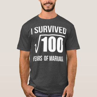 10th Marriage Anniversary Wedding Gift 10 years We T Shirt