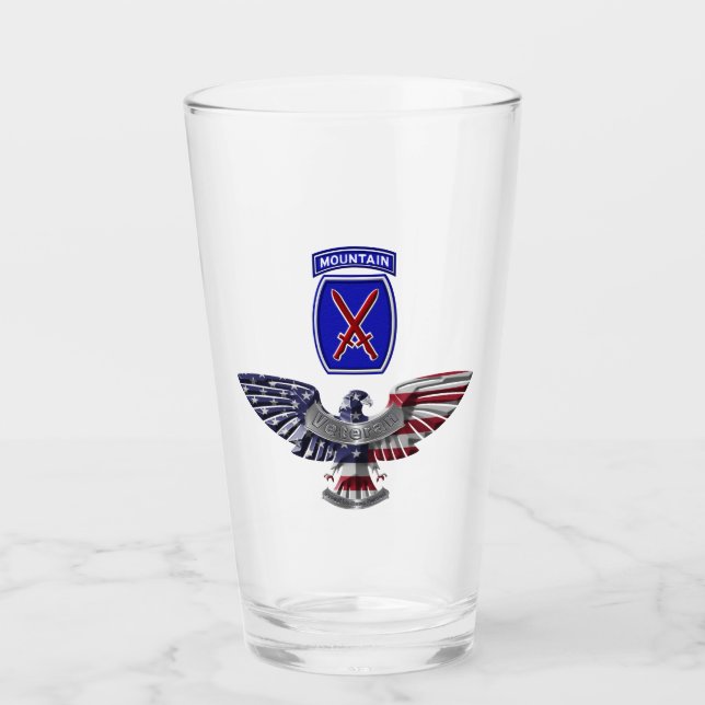10th Mountain Division ”Climb To Glory” Örn Glaskopp (Framsida)