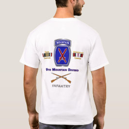 10th Mountain Division Irak & Afghanistan Veteran T Shirt