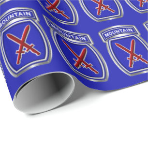 10th Mountain Division "Klipp till glaset" Presentpapper