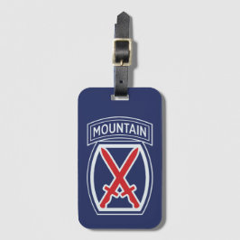 10th Mountain Division "Mountaineer" Badge Bagagebricka