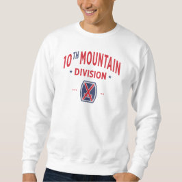 10th Mountain Division "Mountaineer" Badge Lång Ärmad Tröja