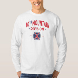 10th Mountain Division "Mountaineer" Badge T Shirt