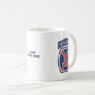 10th Mountain Division ’Mountaineer’ Grunge Kaffemugg