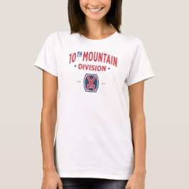 10th Mountain Division "Mountaineer" Women T Shirt