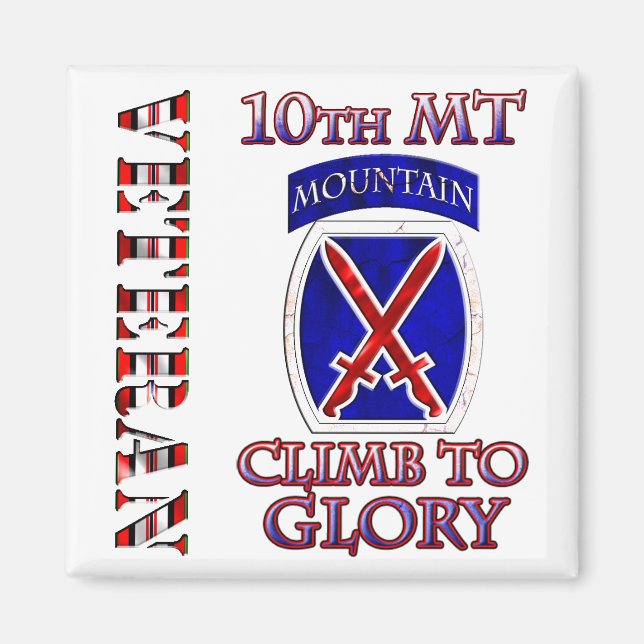 10th Mountain OEF Magnet (Framsidan)