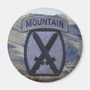 10th MTN-berguppdelning lappar veteranvets Magnet