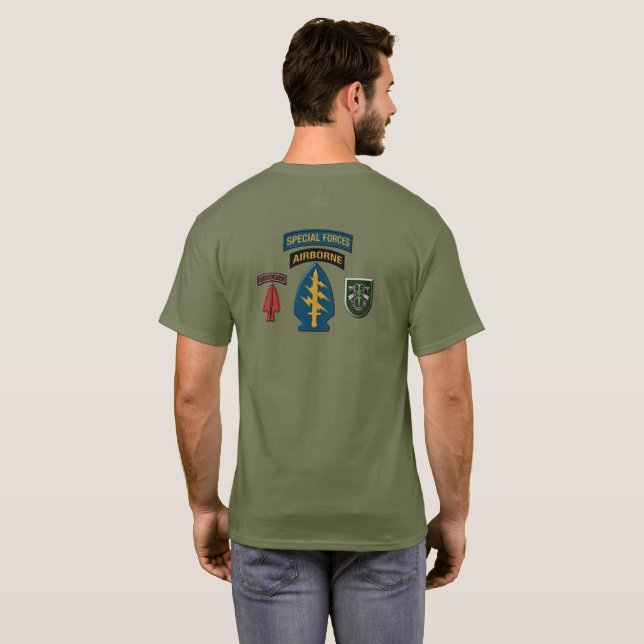10th Special Forces Group Airborne T-Shirt (Hel baksida)