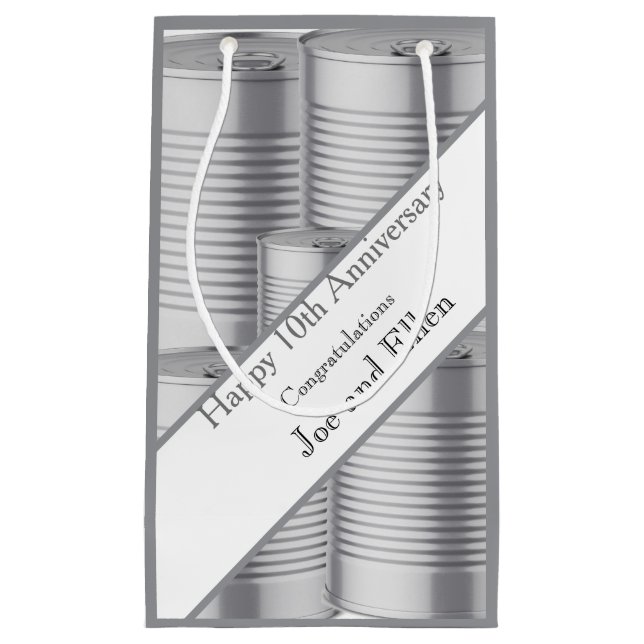 10th Wedding Anniversary, Tin Anniversary (Framsidan)