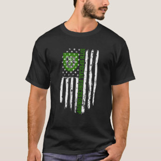 10The Speciell Forces Group 10th Sfg American Flag T Shirt