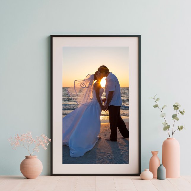 10x18 Bröllop Fototryck (Create Your Own 10x18 Wedding Photo Print)