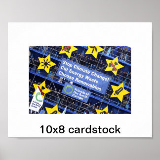 10x8 kardstock poster