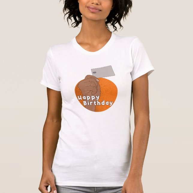 1107 - Handkort005 T Shirt (Framsida)
