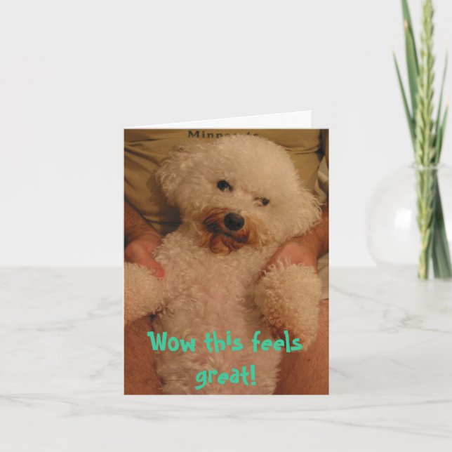 110-1042_IMG, Wowen känns underbar! Kort (Framsida)