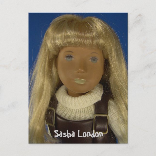 110-4 Sasha London Postkarte Vykort (Framsida)