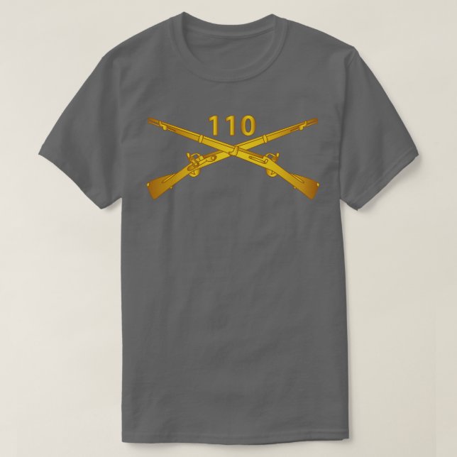 110:e infanteriregementet Inf-gren utan Txt X T Shirt (Design framsida)