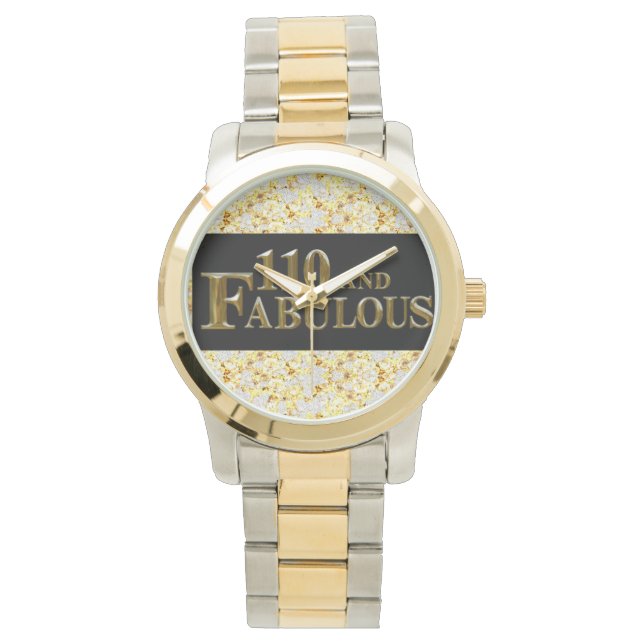 110 Födelsedag  Armbandsur (Framsida)