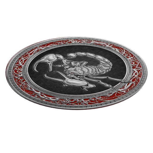 [110] Skorpion on Black i Silver (Hörn)