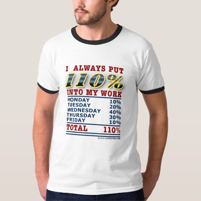 110% TEE SHIRT (Framsida)