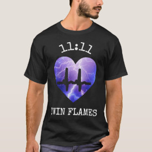 1111 Elva-Andlig-tvillinglampor T Shirt