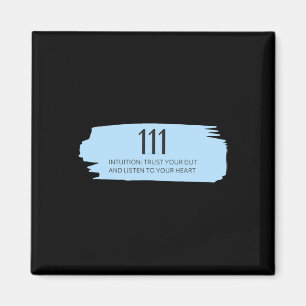 111 Ädelnummer blå Magnet