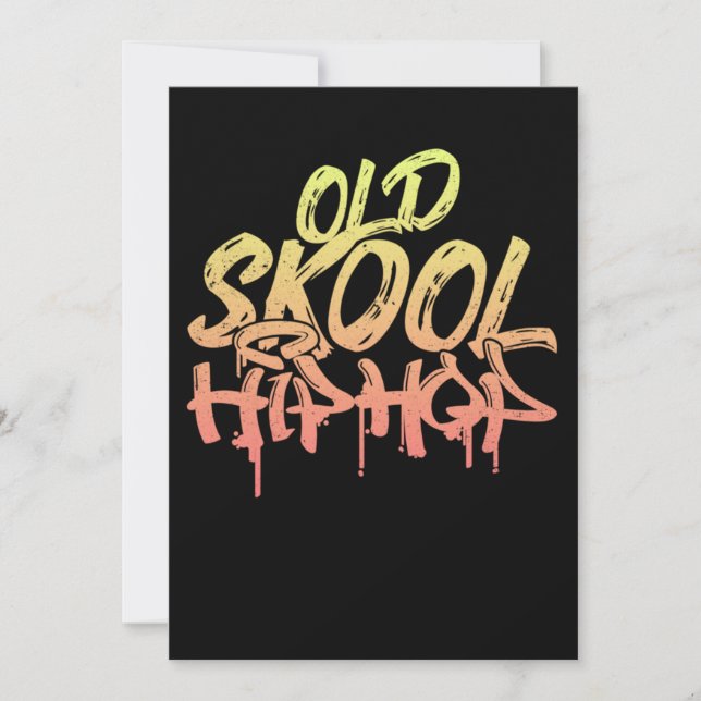 111.Old Skool Hip hop 90s Music TShirt Spara Datumet (Framsida)
