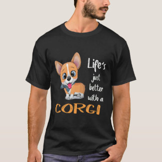 112 Livet är bättre med en Corgi T Shirt