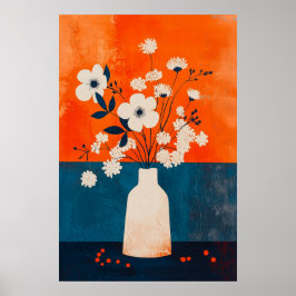 1130 Styrka och Lugn för minimalism i Blommigten - Poster