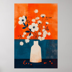 1130 Styrka och Lugn för minimalism i Blommigten - Poster