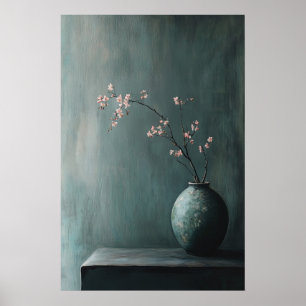 1134 Styrka och Lugn för minimalism i Blommigten - Poster
