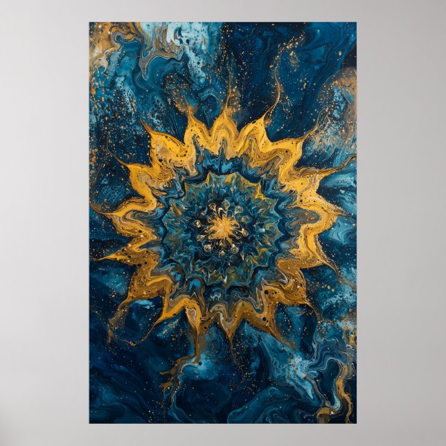 1142 Brand och Vatten Poster (Framsidan)