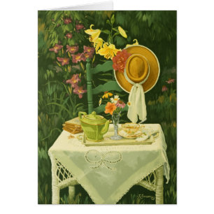 1144 Tid i Garden Sympathy Card Hälsningskort