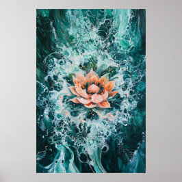 1145 Brand och Vatten Poster