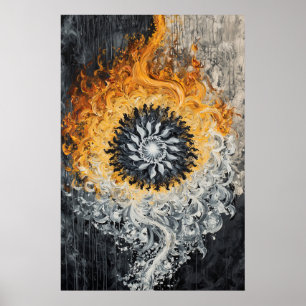 1147 Brand och Vatten Poster