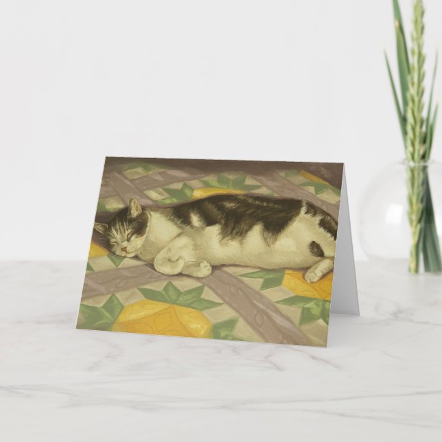 1149 Katt på höftdagskort Kort (Framsida)
