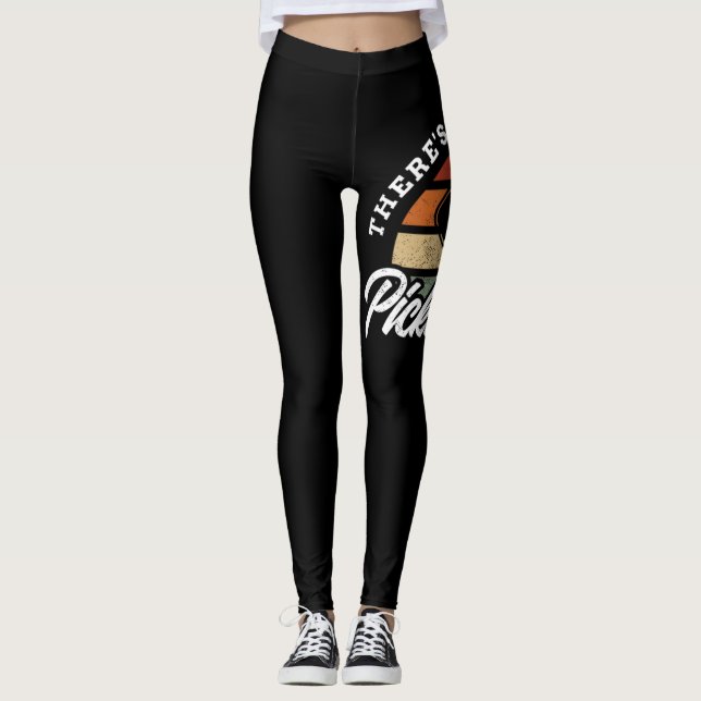 114.Det finns inga besvär med Pickleball Leggings (Framsida)