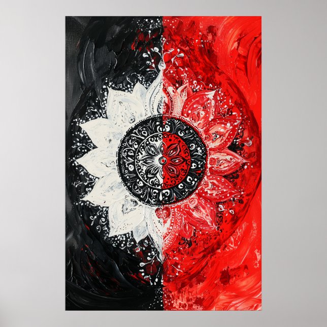 1150 Brand och Vatten Poster (Framsidan)