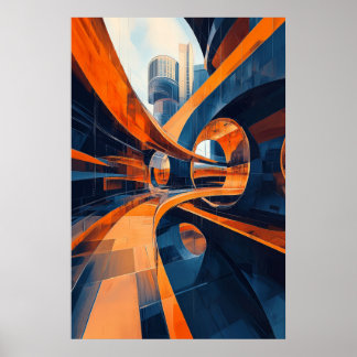 1155 Retro Futurism Poster