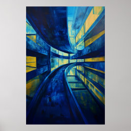 1158 Retro Futurism Poster