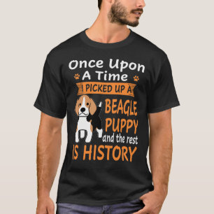 115 en gång - beagle-valp t shirt