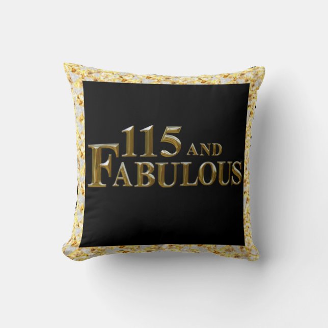 115 Födelsedag  Kudde (Framsida)