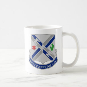 115. Infanterit Regiment - samla rundan flagga Kaffemugg