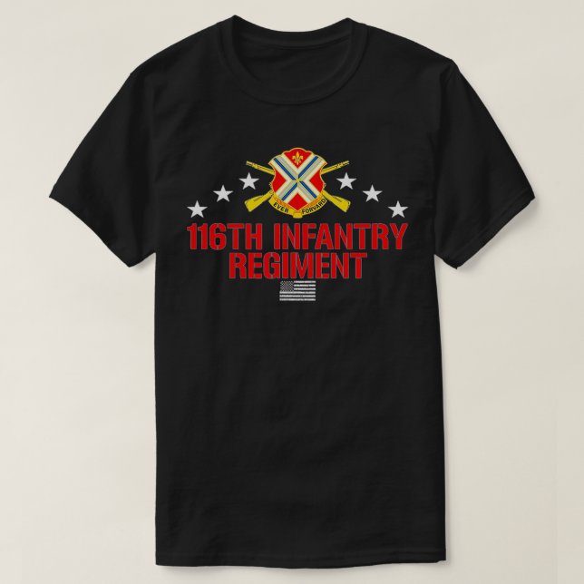 116:e infanteriregimen t shirt (Design framsida)
