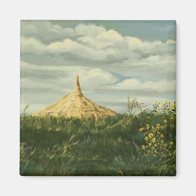 1170 Skorsten Sten liggande Magnet (Framsidan)