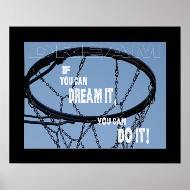 #117 (projektionsyta) Basketboll Poster (Framsidan)